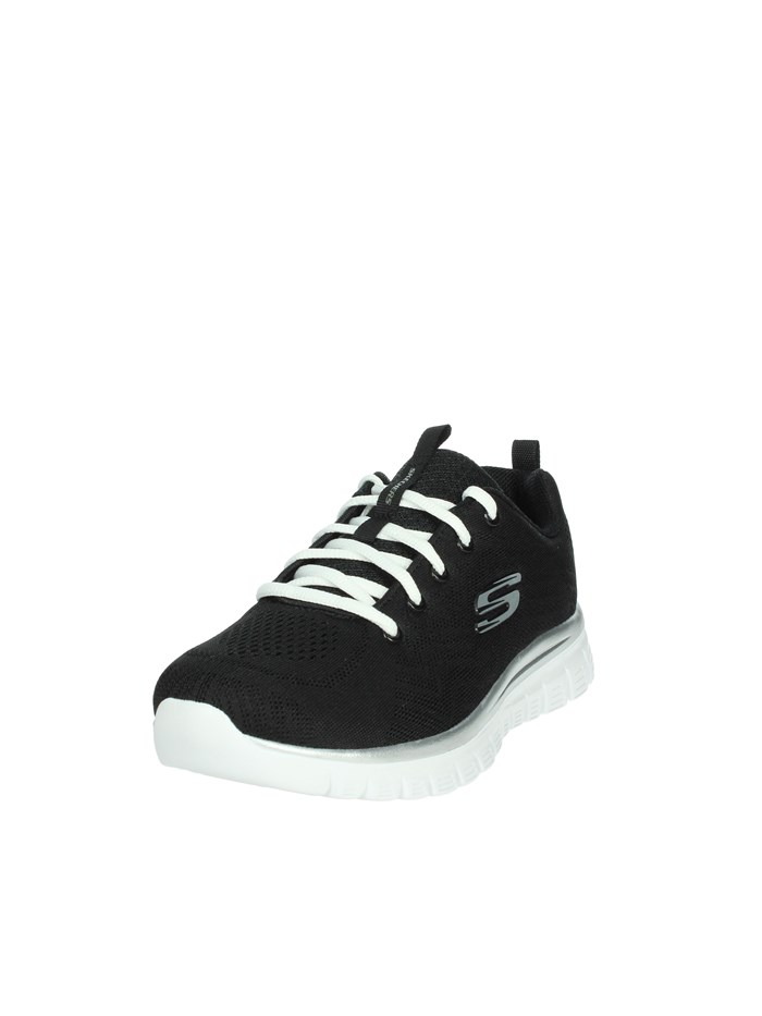 SNEAKERS BASSA 12615W NERO/BIANCO