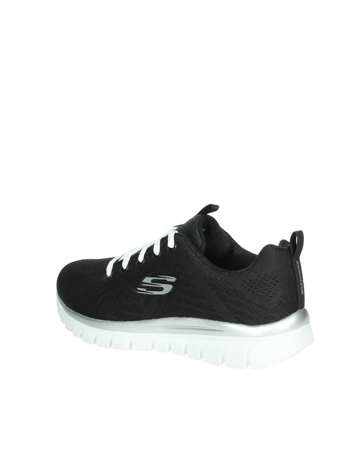 SNEAKERS BASSA 12615W NERO/BIANCO