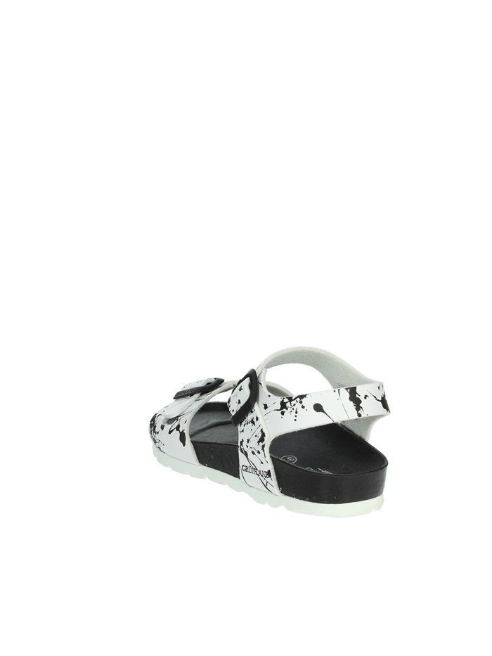 SANDALI BASSI SB1410-40 BIANCO/NERO