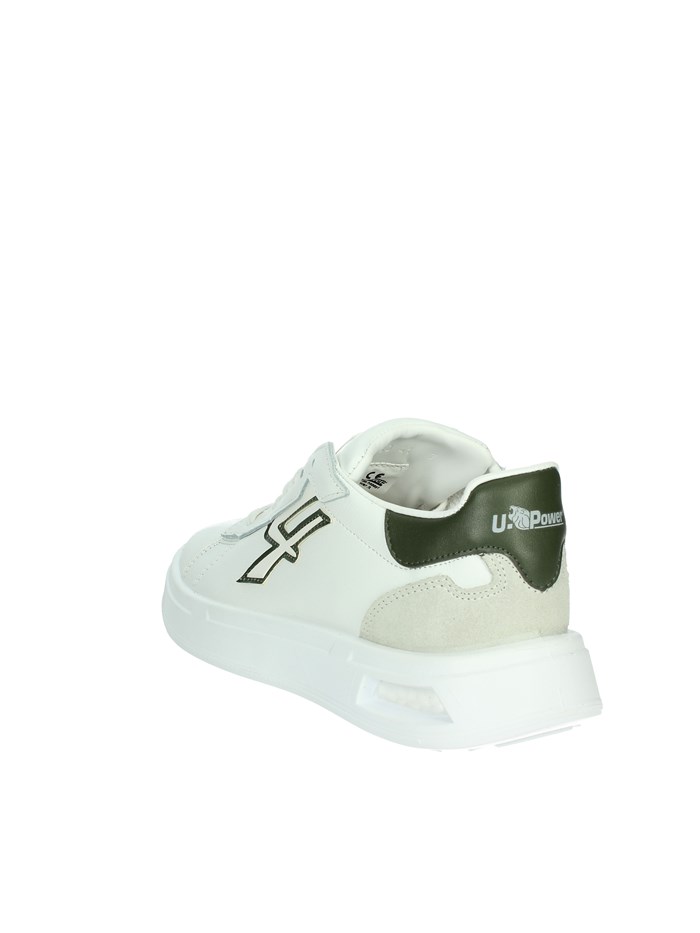 SNEAKERS BASSA UB20059 BIANCO/VERDONE