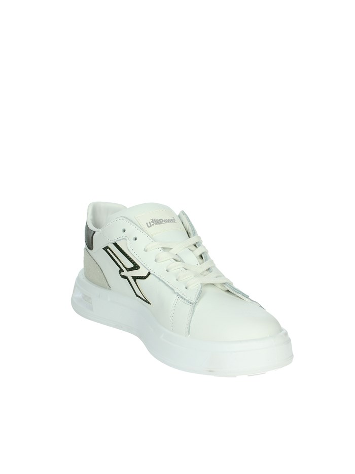 SNEAKERS BASSA UB20059 BIANCO/VERDONE