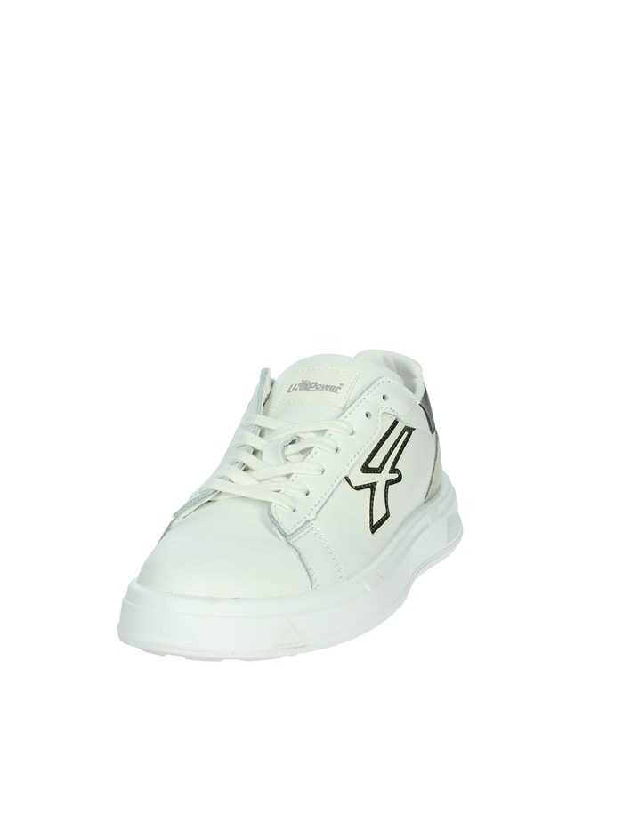 SNEAKERS BASSA UB20059 BIANCO/VERDONE