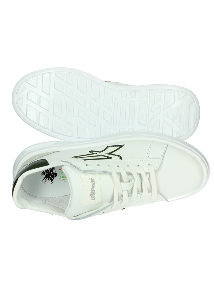 SNEAKERS BASSA UB20059 BIANCO/VERDONE