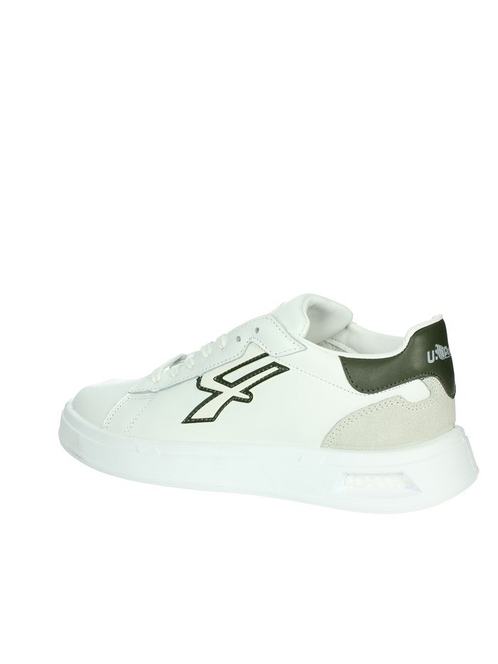 SNEAKERS BASSA UB20059 BIANCO/VERDONE