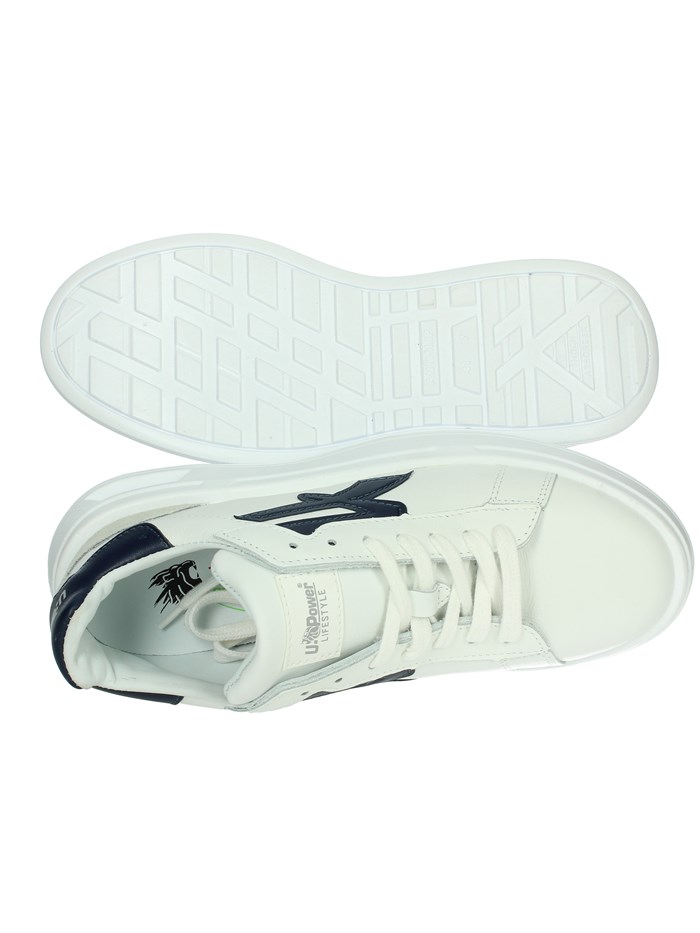 SNEAKERS BASSA UB20079 BIANCO/BLU