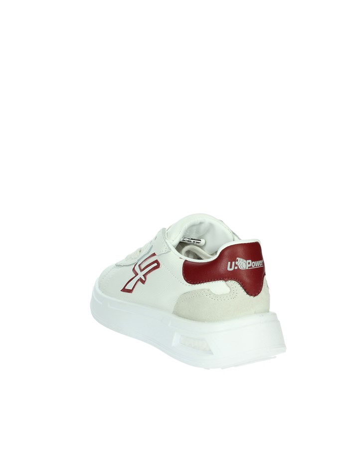 SNEAKERS BASSA UB20069 BIANCO/BORDEAUX