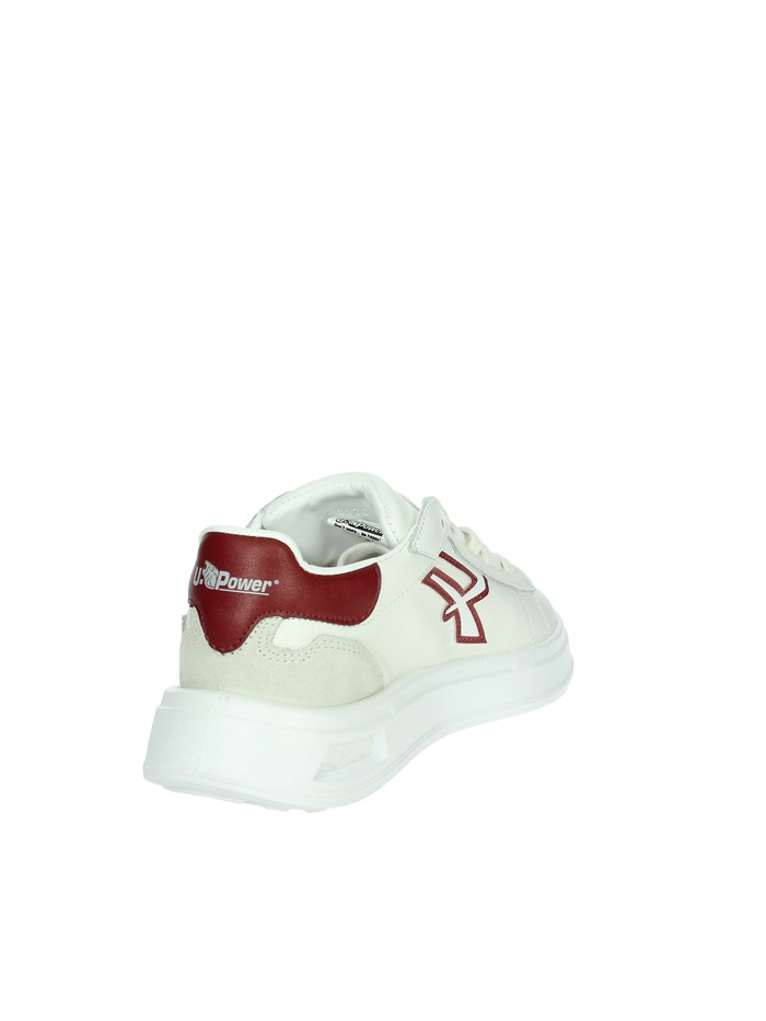 SNEAKERS BASSA UB20069 BIANCO/BORDEAUX