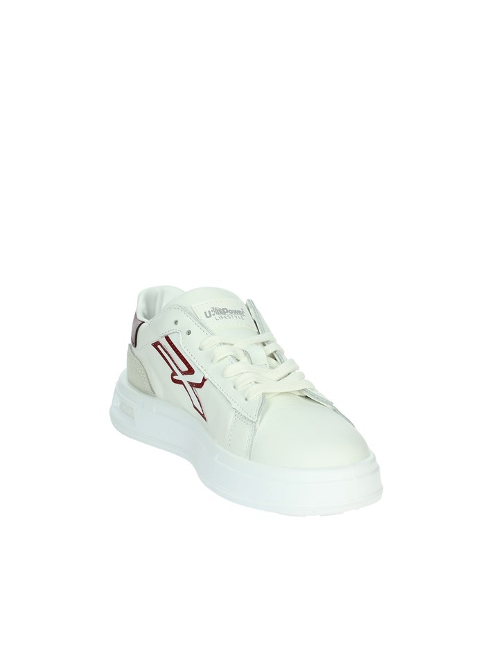 SNEAKERS BASSA UB20069 BIANCO/BORDEAUX