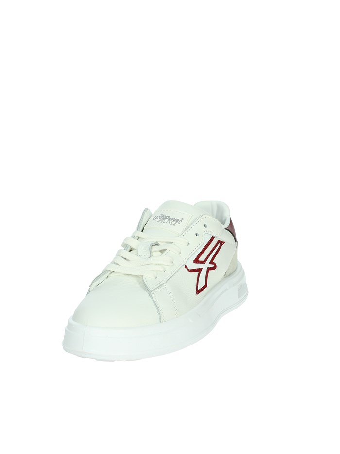 SNEAKERS BASSA UB20069 BIANCO/BORDEAUX