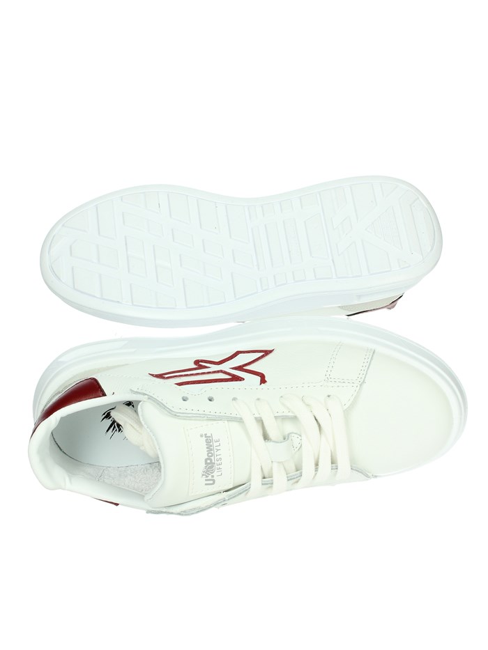 SNEAKERS BASSA UB20069 BIANCO/BORDEAUX