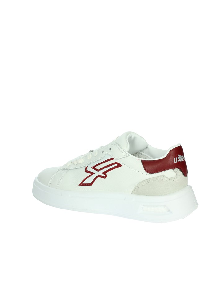 SNEAKERS BASSA UB20069 BIANCO/BORDEAUX