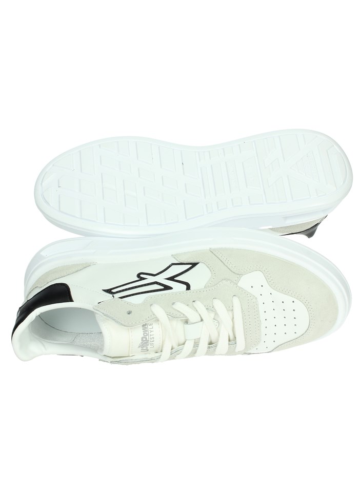 SNEAKERS BASSA UB20029 BIANCO/NERO