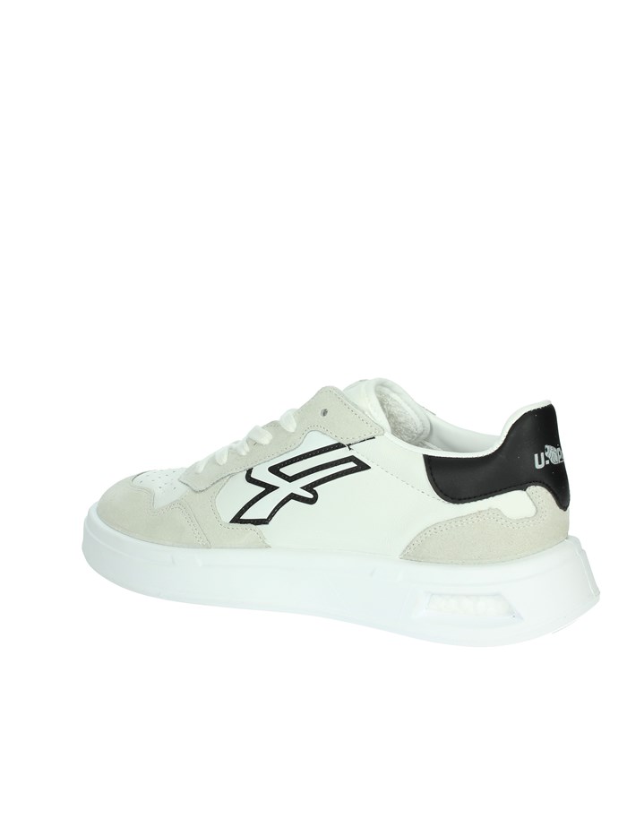 SNEAKERS BASSA UB20029 BIANCO/NERO