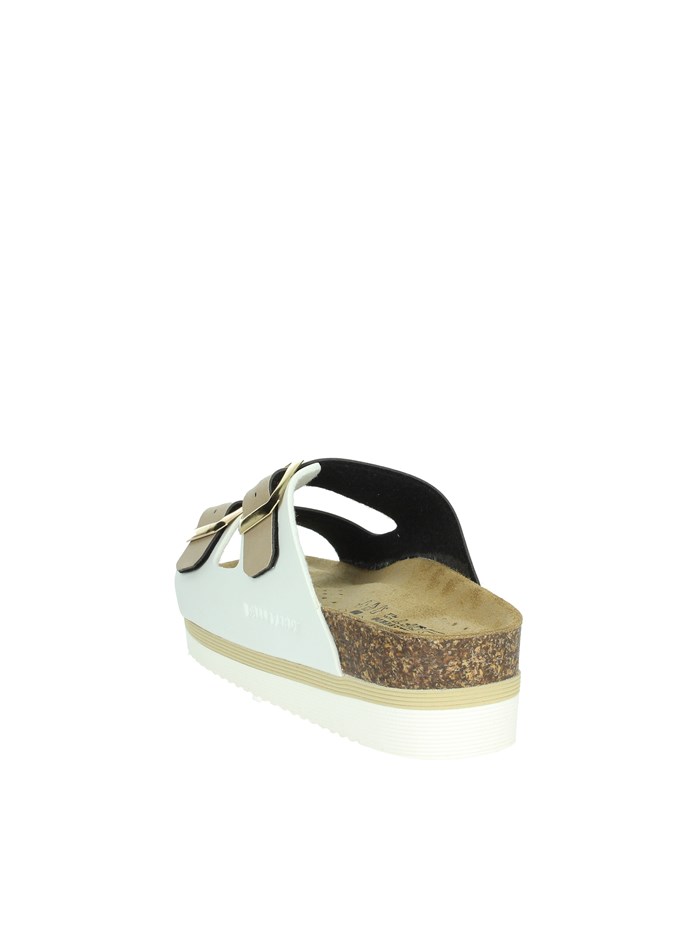 CIABATTE BASSE VG4800Q BIANCO/BEIGE