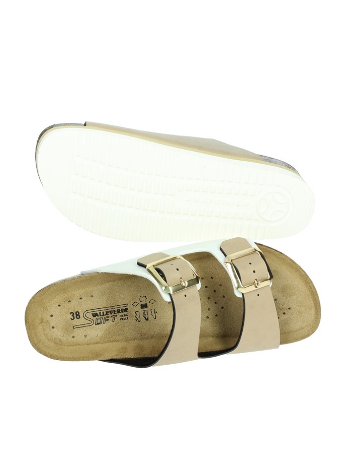 CIABATTE BASSE VG4800Q BIANCO/BEIGE