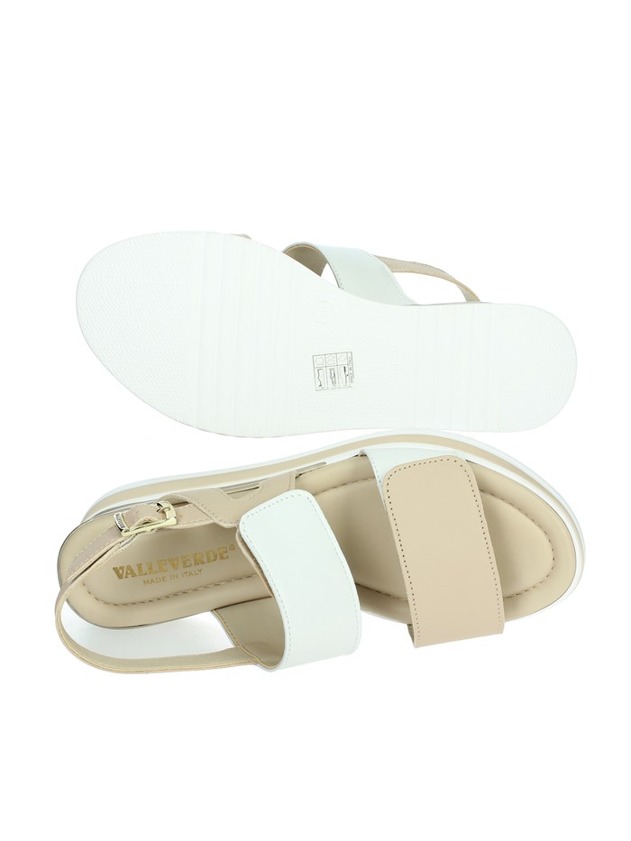 SANDALI CON ZEPPA 32112 BEIGE