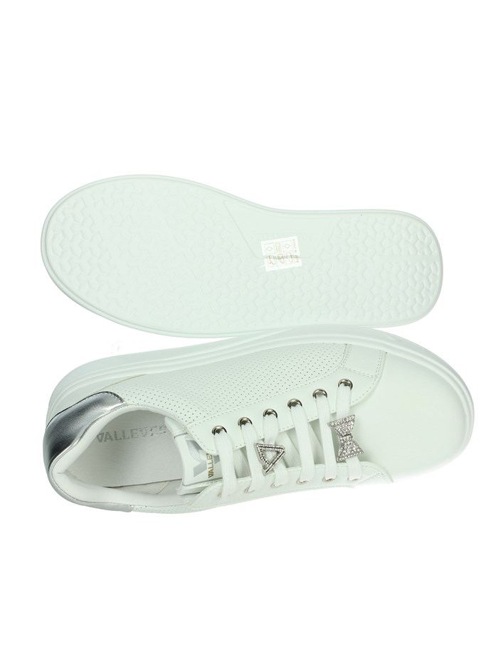 SNEAKERS BASSA 35102 BIANCO/ARGENTO