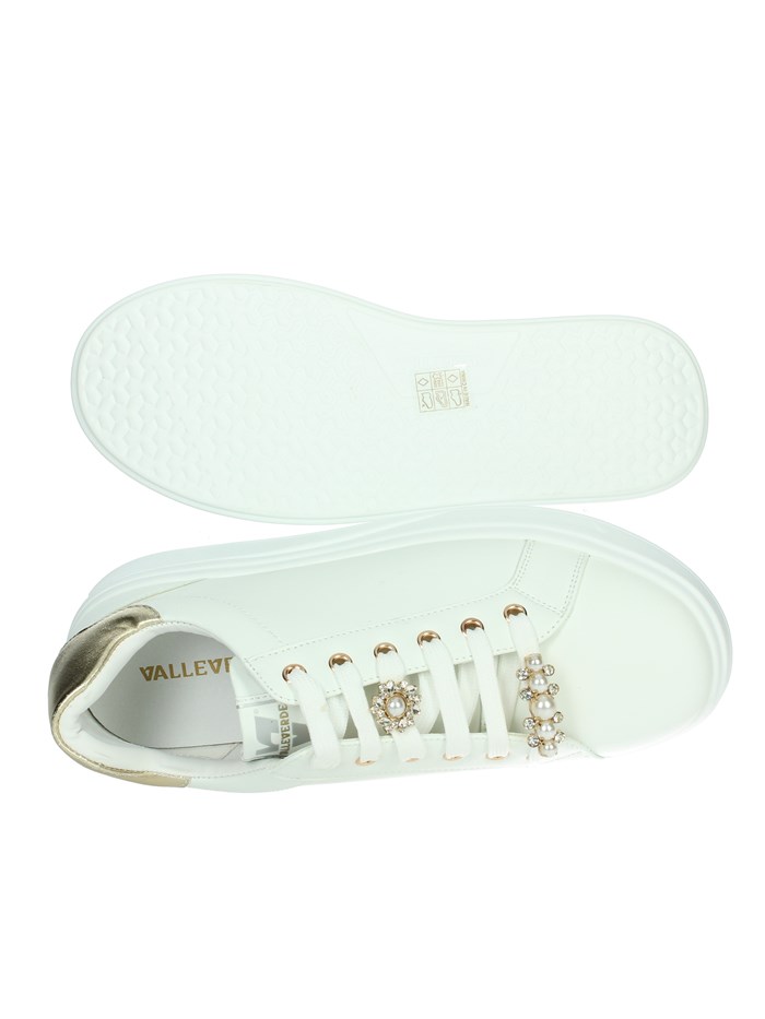 SNEAKERS BASSA 35103 BIANCO/ORO
