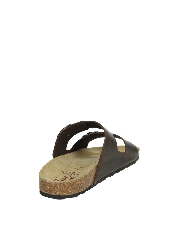 CIABATTE BASSE 1758UFL MARRONE