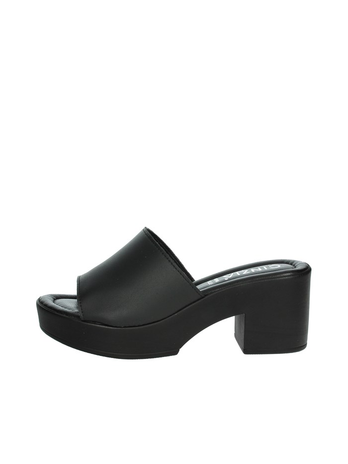 CIABATTE CON TACCO IAF203174 NERO