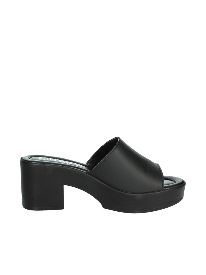 CIABATTE CON TACCO IAF203174 NERO
