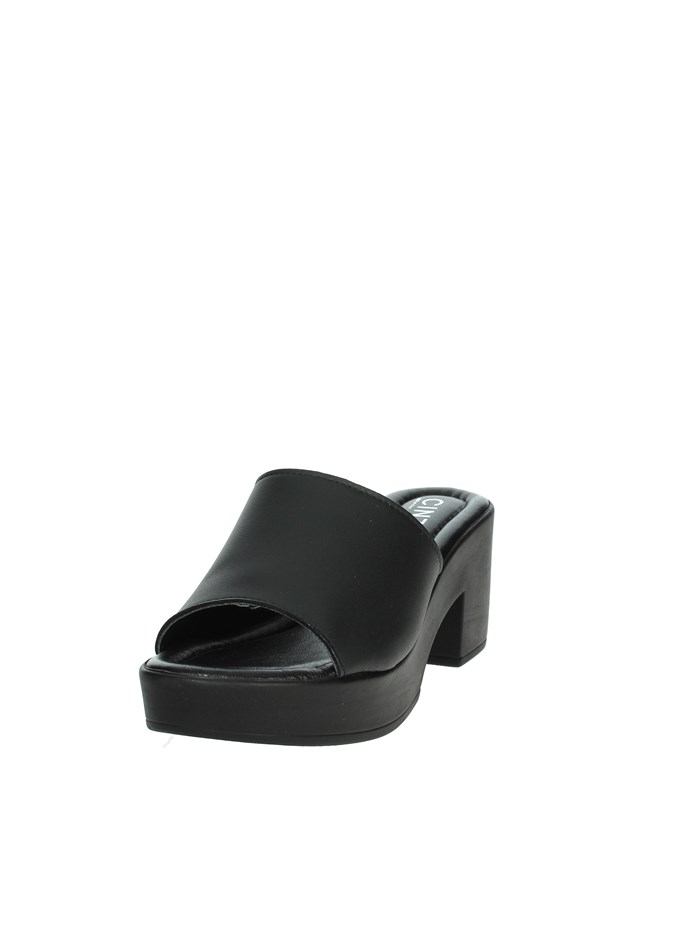 CIABATTE CON TACCO IAF203174 NERO