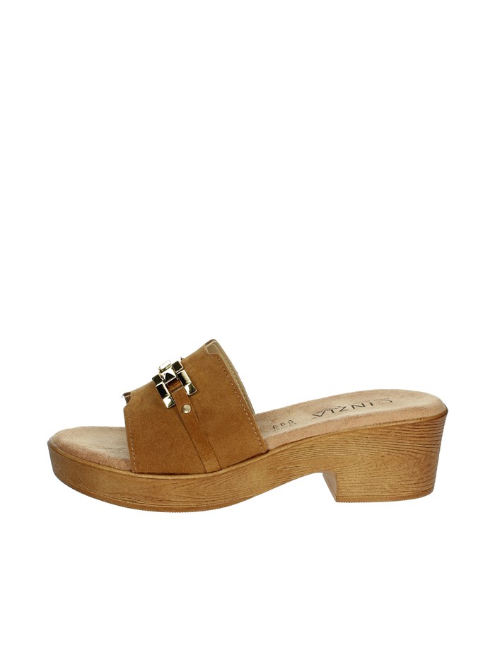 CIABATTE CON TACCO NG8977 CUOIO
