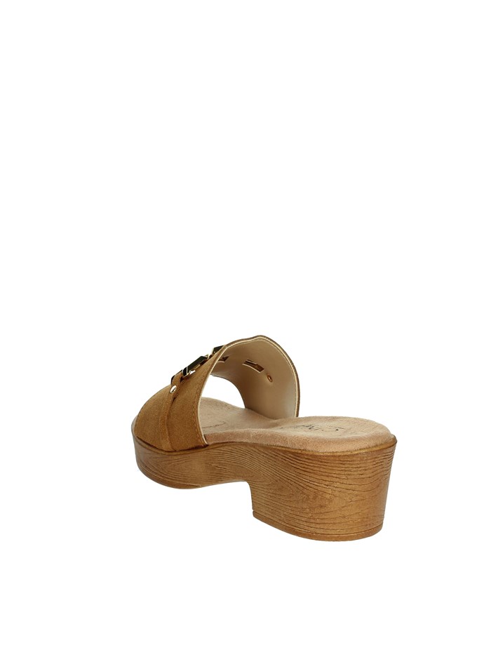 CIABATTE CON TACCO NG8977 CUOIO