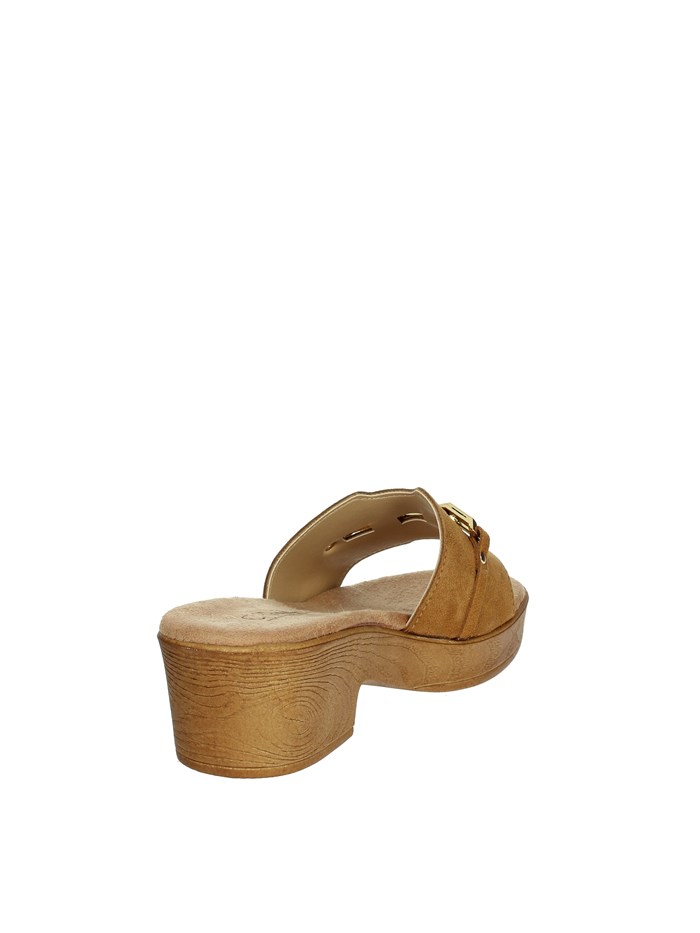 CIABATTE CON TACCO NG8977 CUOIO