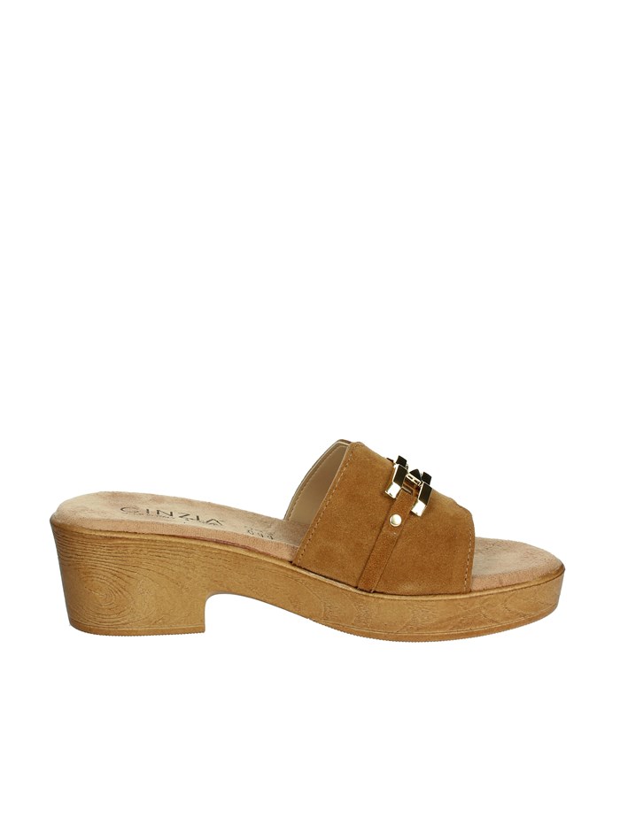 CIABATTE CON TACCO NG8977 CUOIO