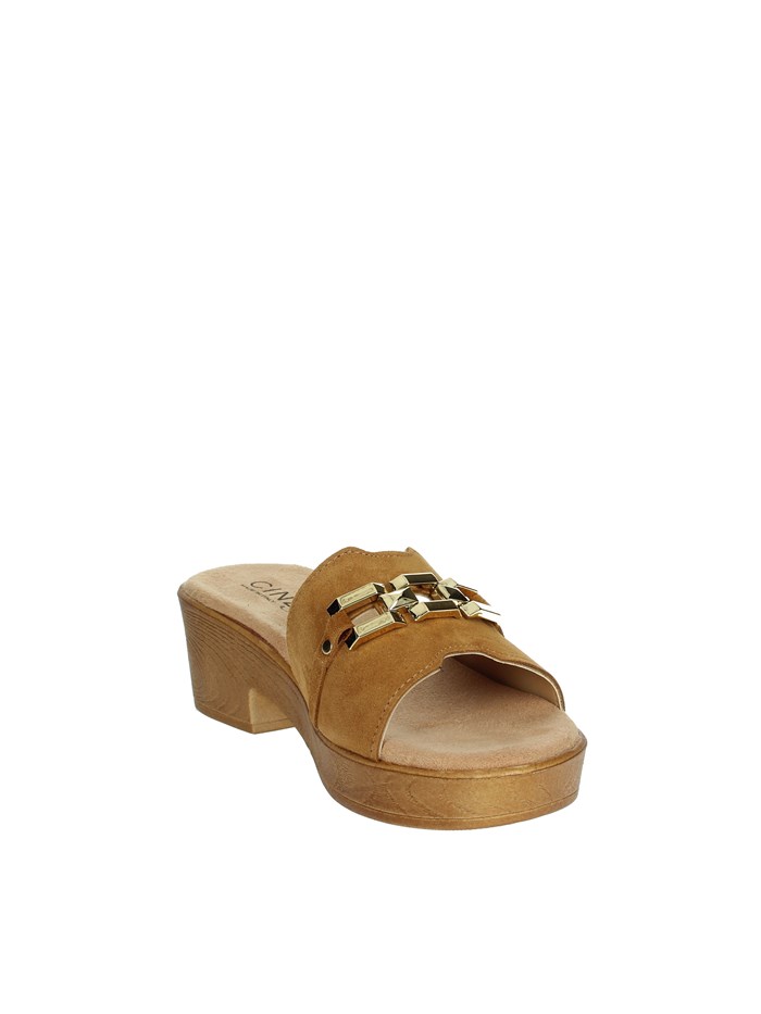 CIABATTE CON TACCO NG8977 CUOIO