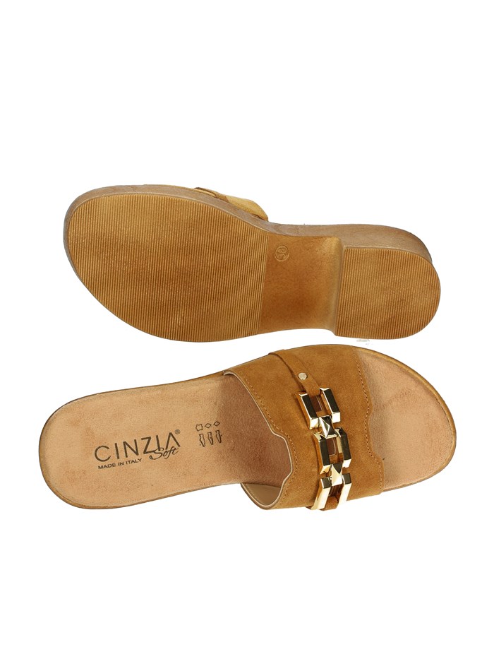 CIABATTE CON TACCO NG8977 CUOIO