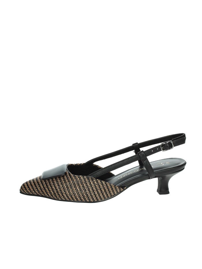DECOLLETE' 2-29503-44 NERO/BEIGE