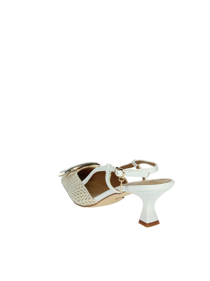 SLINGBACK GP827 BIANCO/BEIGE