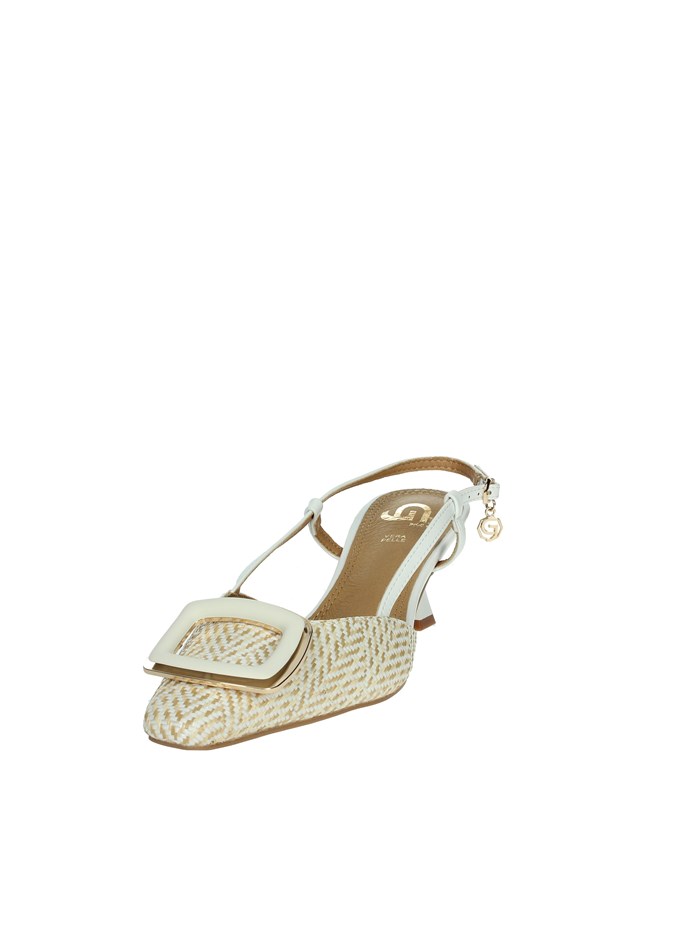 SLINGBACK GP827 BIANCO/BEIGE