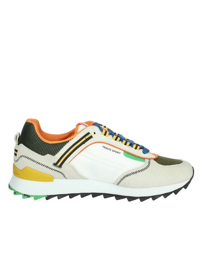 SNEAKERS BASSA TRAVIS SPORT BIANCO/VERDONE