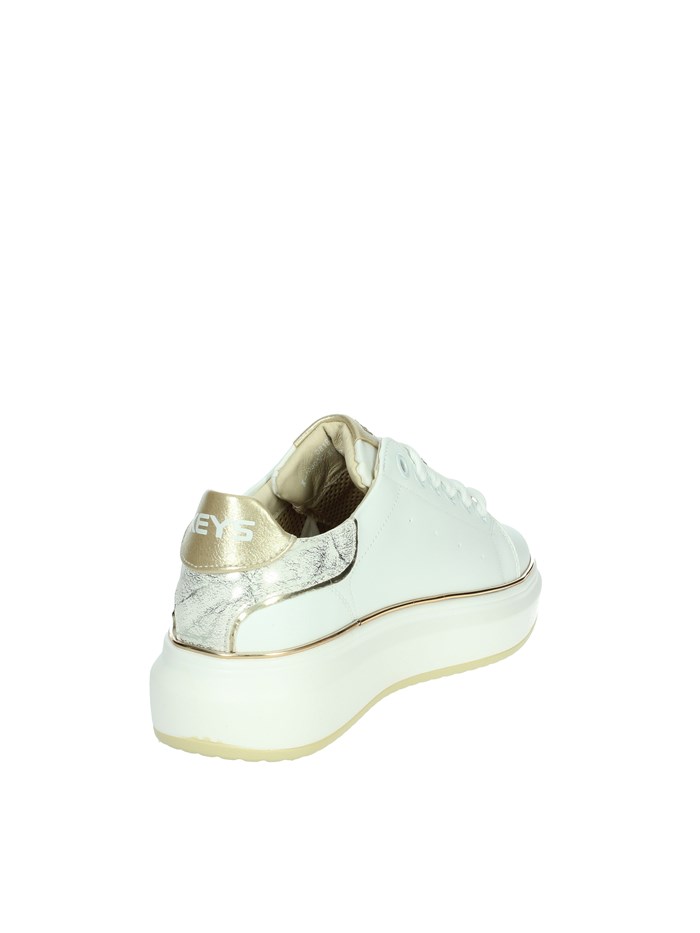 SNEAKERS BASSA K-10503 BIANCO/ORO