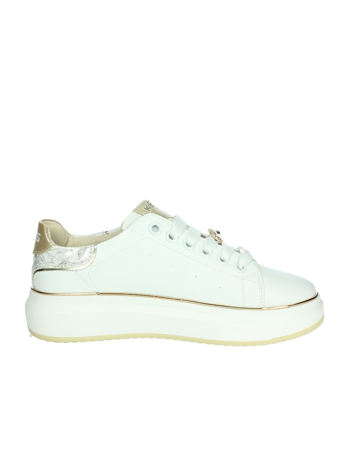 SNEAKERS BASSA K-10503 BIANCO/ORO