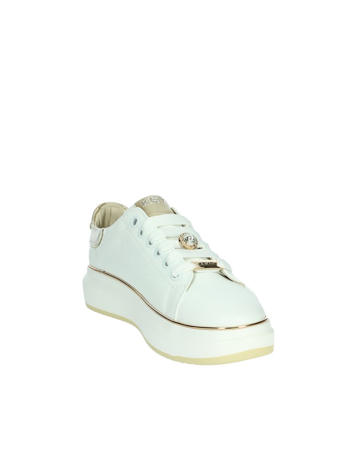 SNEAKERS BASSA K-10503 BIANCO/ORO