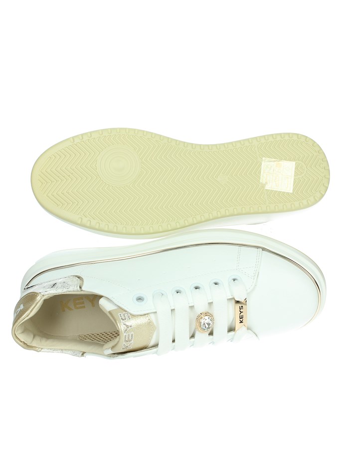 SNEAKERS BASSA K-10503 BIANCO/ORO