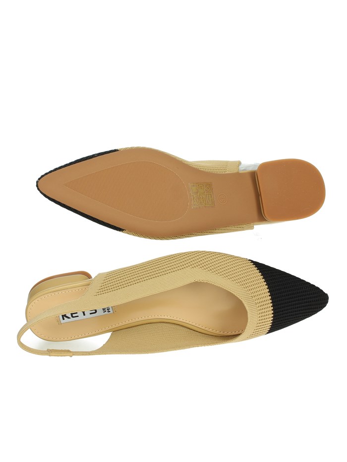 BALLERINE K-10663 BEIGE/NERO