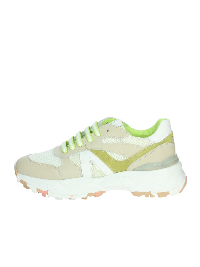 SNEAKERS BASSA AC-111 BEIGE/BIANCO