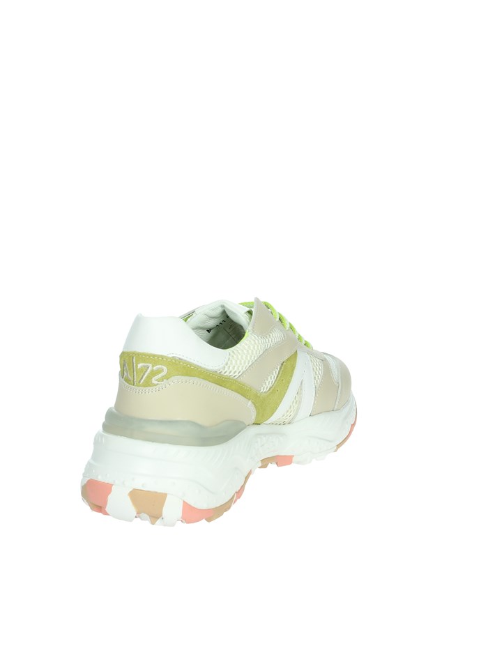 SNEAKERS BASSA AC-111 BEIGE/BIANCO