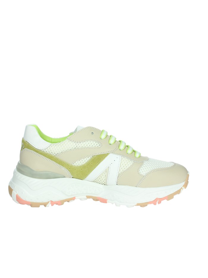 SNEAKERS BASSA AC-111 BEIGE/BIANCO