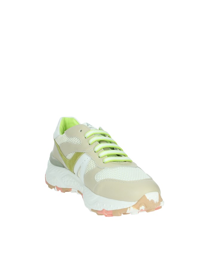 SNEAKERS BASSA AC-111 BEIGE/BIANCO