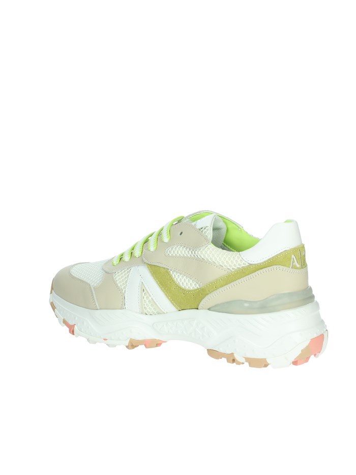 SNEAKERS BASSA AC-111 BEIGE/BIANCO