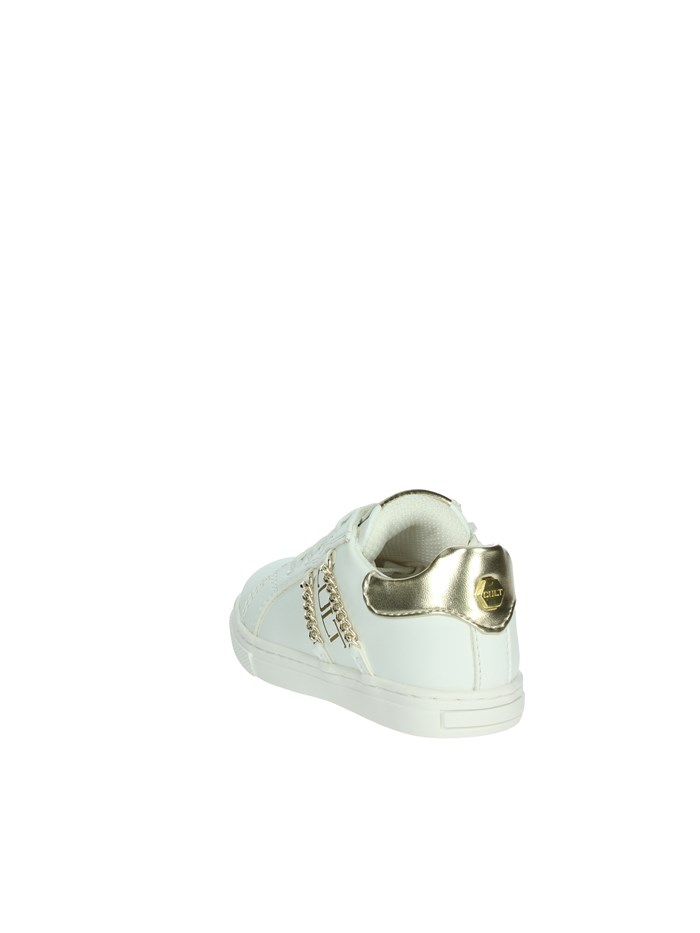 SNEAKERS BASSA T-291 BIANCO/ORO