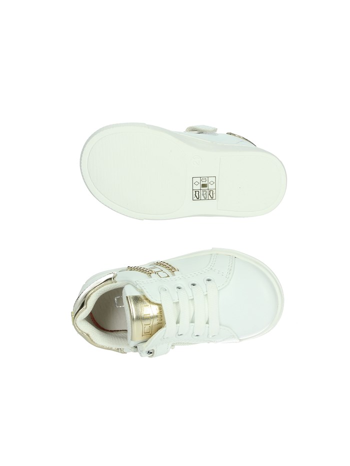 SNEAKERS BASSA T-291 BIANCO/ORO