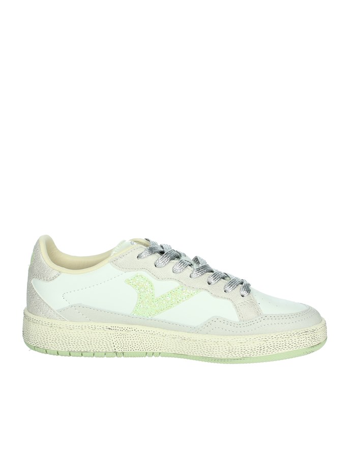 SNEAKERS BASSA 8806108 BIANCO/VERDE
