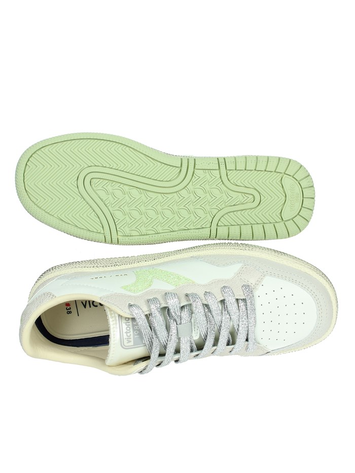 SNEAKERS BASSA 8806108 BIANCO/VERDE